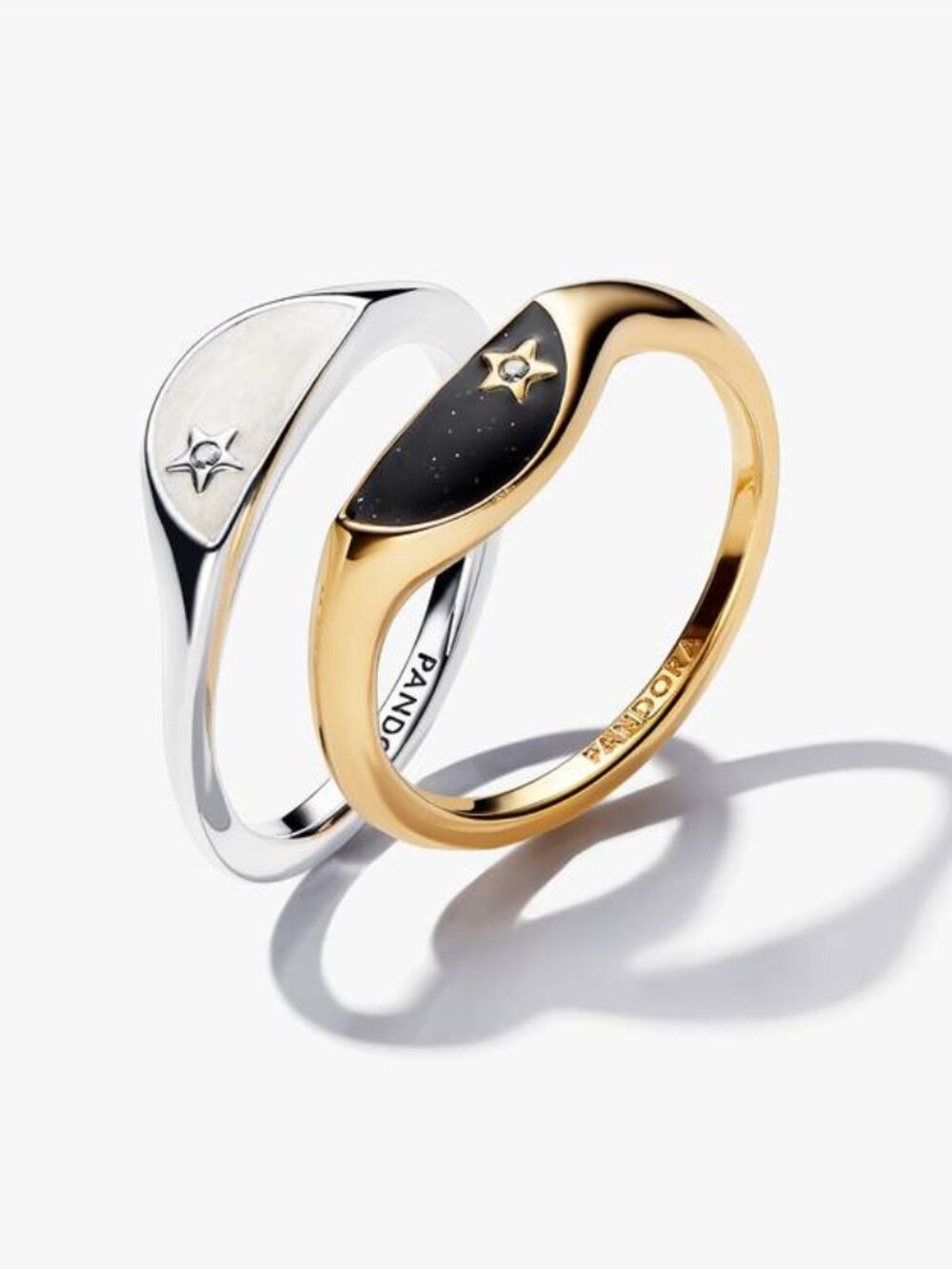 Pandora ME Day & Night Ring Set